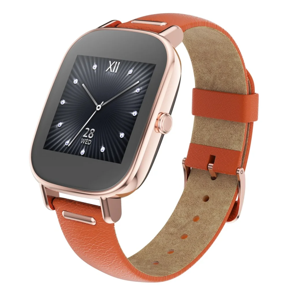 Смарт-часы ASUS ZenWatch 2 Stainless Steel WI502Q Rose Gold/Orange Leather