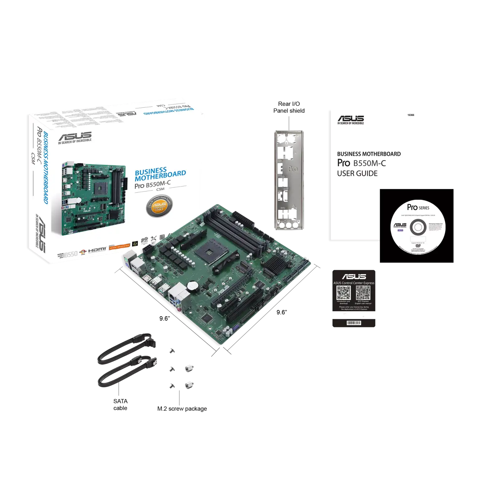 Материнская плата ASUS Pro B550M-C/CSM