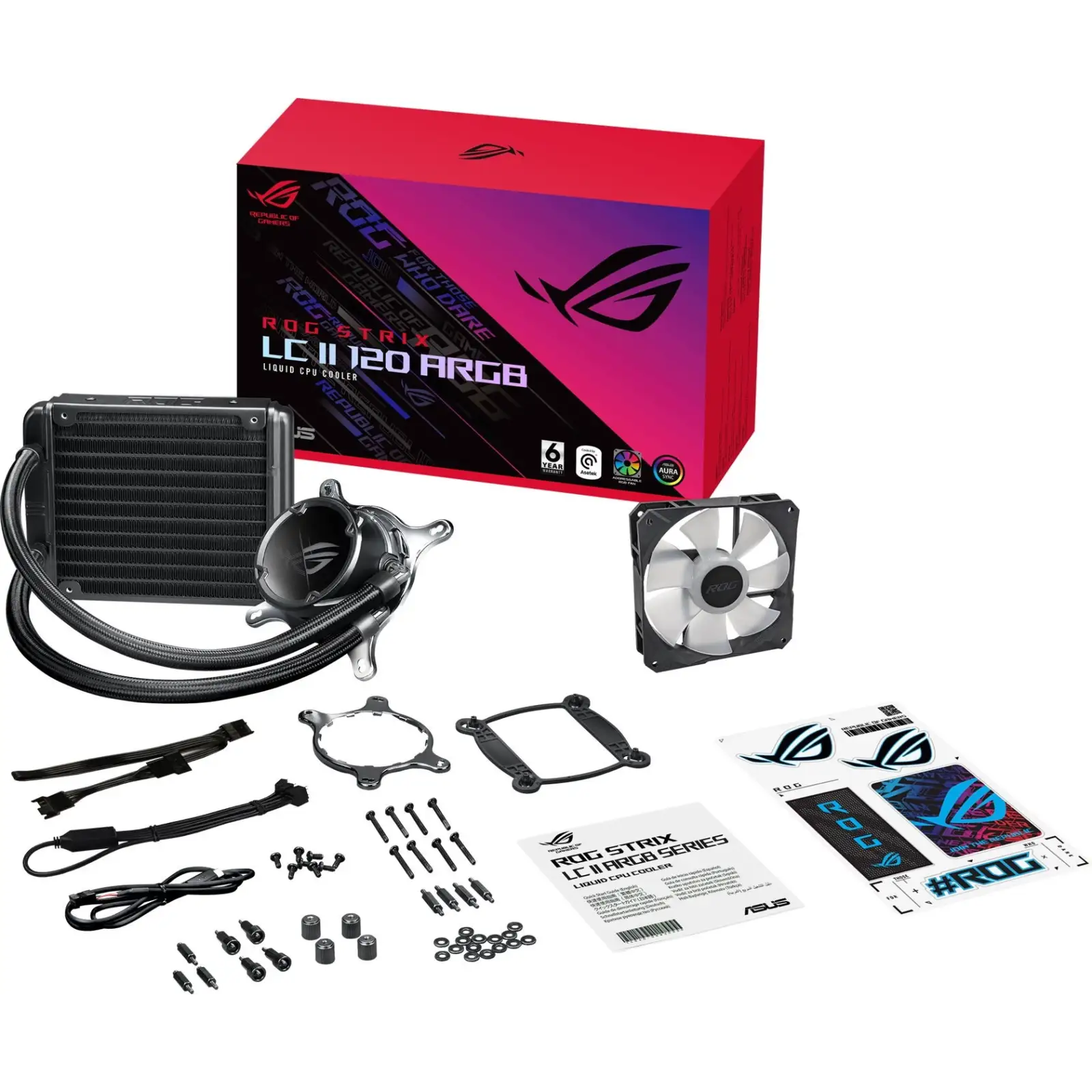 Водяне охолодження Asus ROG STRIX LC II 120 ARGB (90RC00D1-M0UAY0)