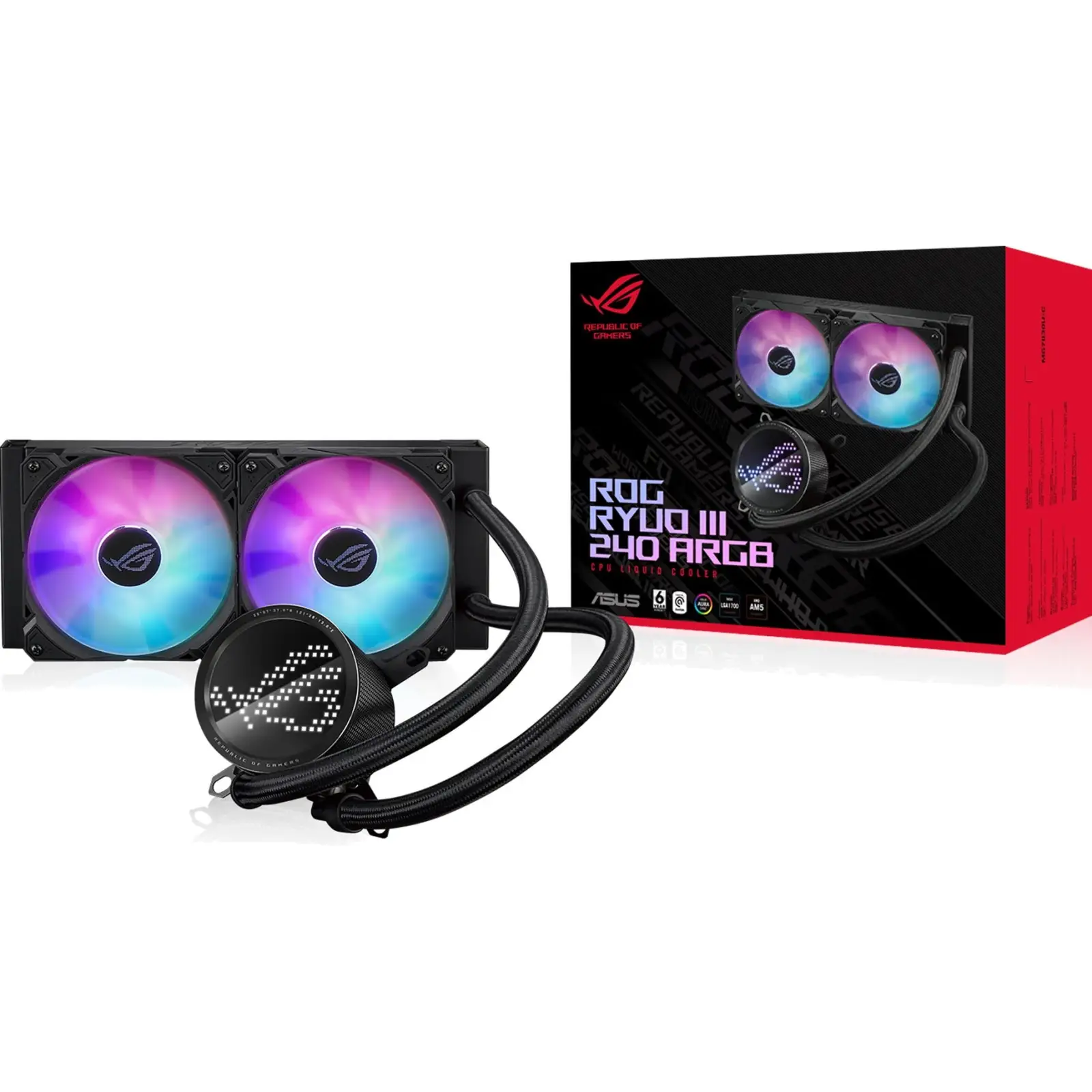 Водяне охолодження Asus ROG Ryuo III 240 ARGB (90RC00J1-M0UAY0)