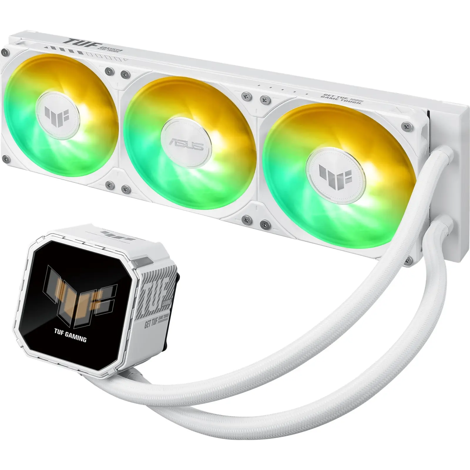Система водяного охолодження Asus TUF Gaming LC III 360 ARGB LCD White (90RC01A2-B0EAY0) UA