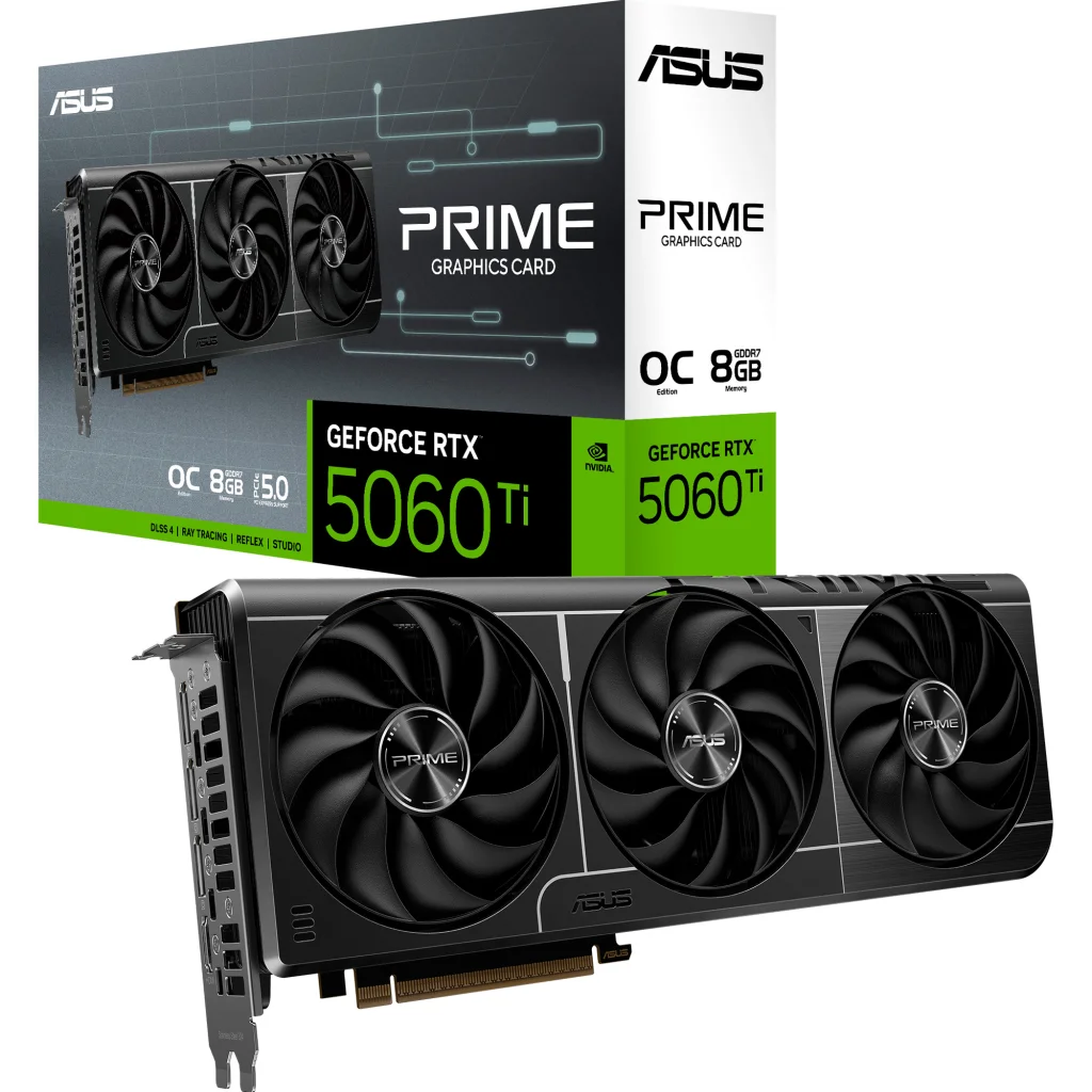 Видеокарта Asus Prime GeForce RTX 5060 Ti 8GB (PRIME-RTX5060TI-O8G)