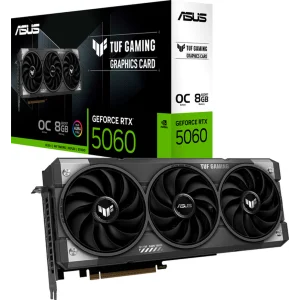 Відеокарта ASUS TUF Gaming GeForce RTX 5060 8GB GDDR7 OC (TUF-RTX5060-O8G-GAMING) UA