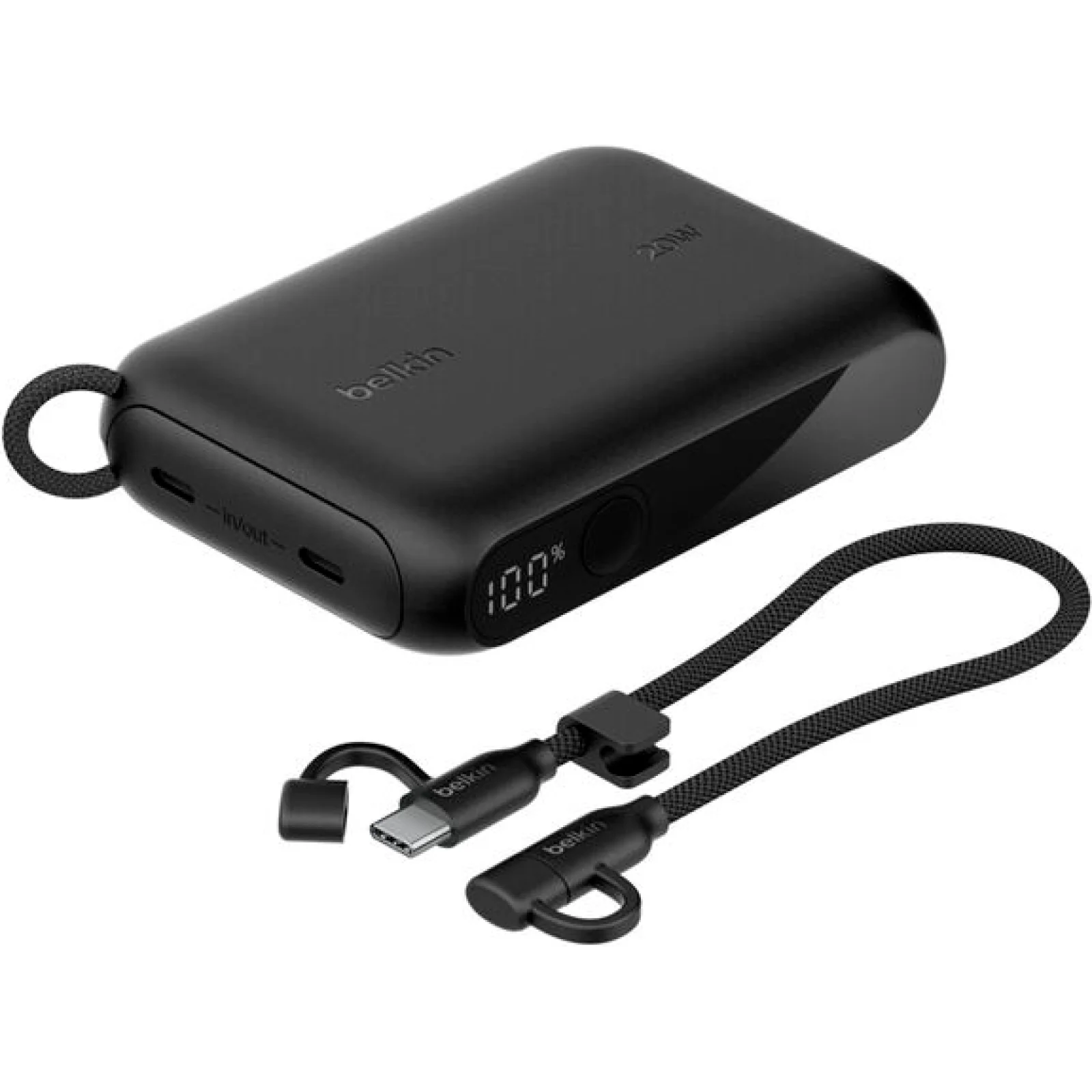 Внешний аккумулятор Belkin 10000 mAh 20W Black (BPB027HQBK) UA