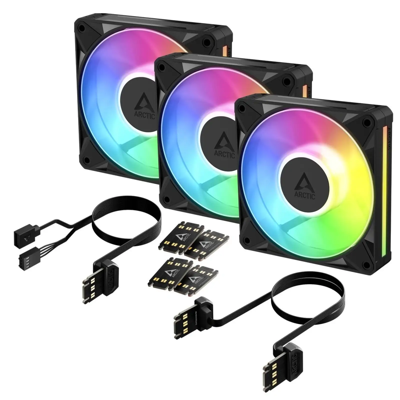 Вентилятор Arctic BioniX P12 A-RGB Black 3-Pack (ACFAN00337A) UA