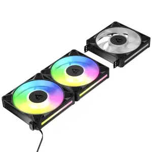 Вентилятор Arctic BioniX P12 A-RGB Black 3-Pack (ACFAN00337A) UA