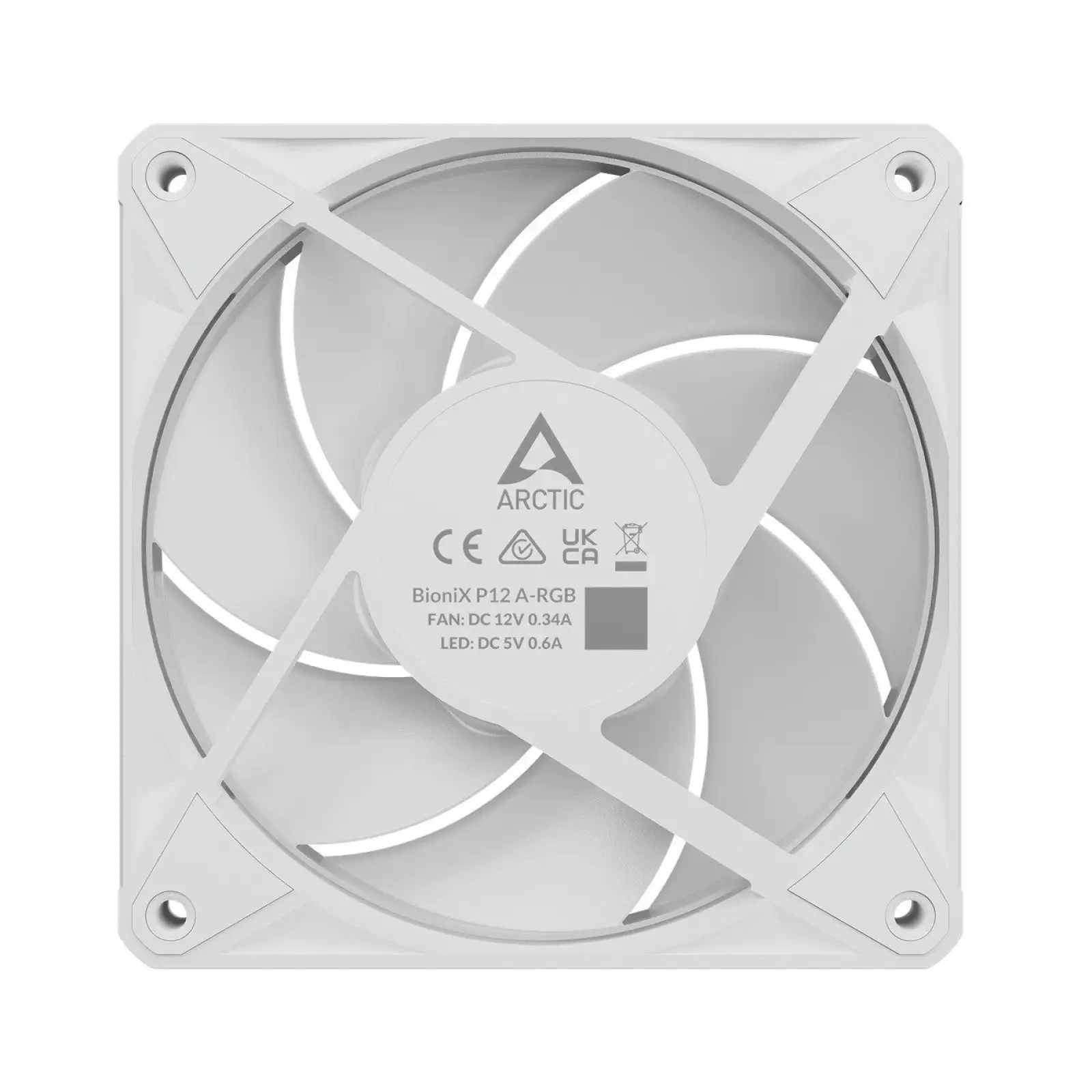 Вентилятор Arctic BioniX P12 A-RGB White 3-Pac (ACFAN00338A) UA