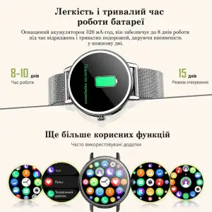 Смарт-годинник Blackview X30 Black (6931548327073)