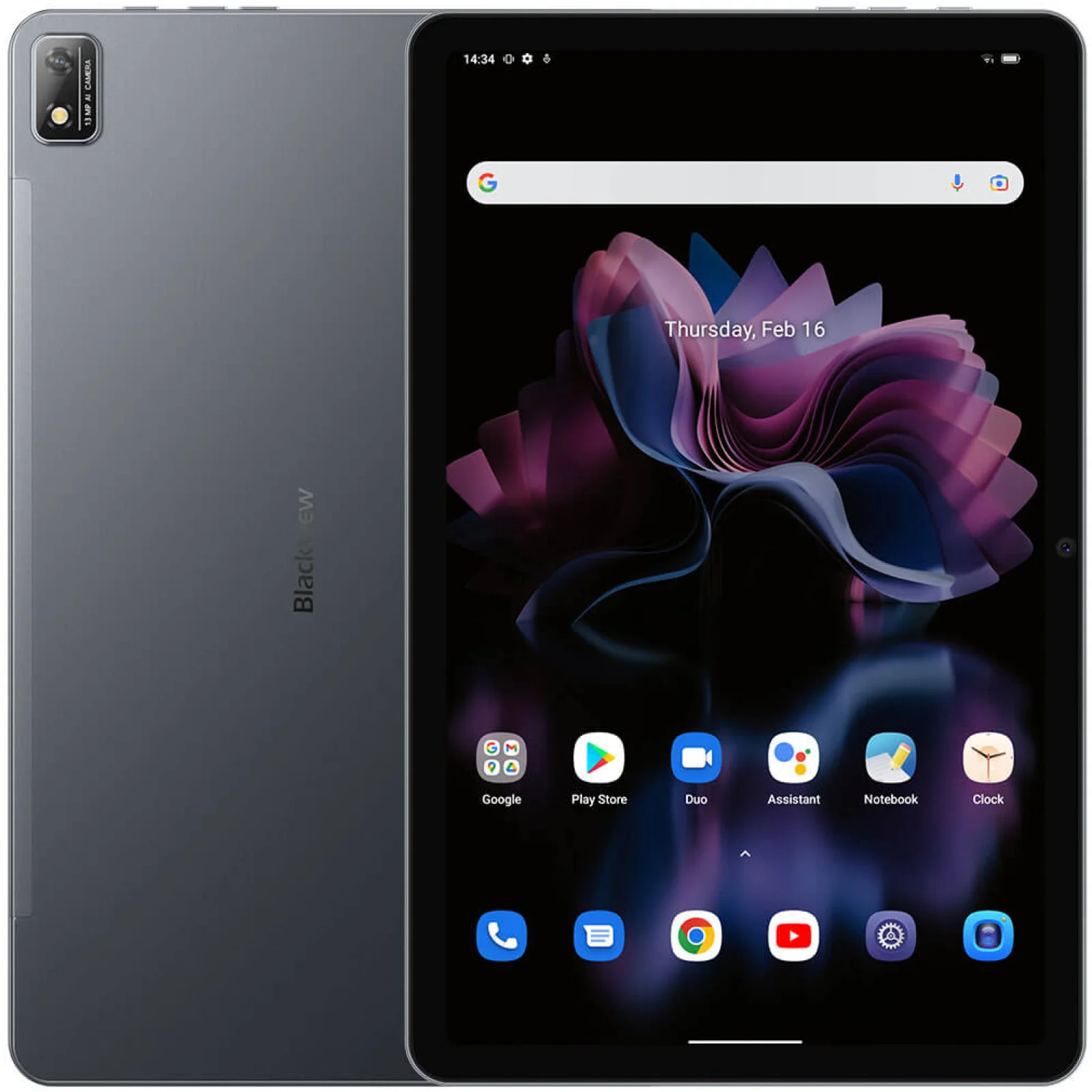 Планшет Blackview Tab 16 8/256GB LTE Gray