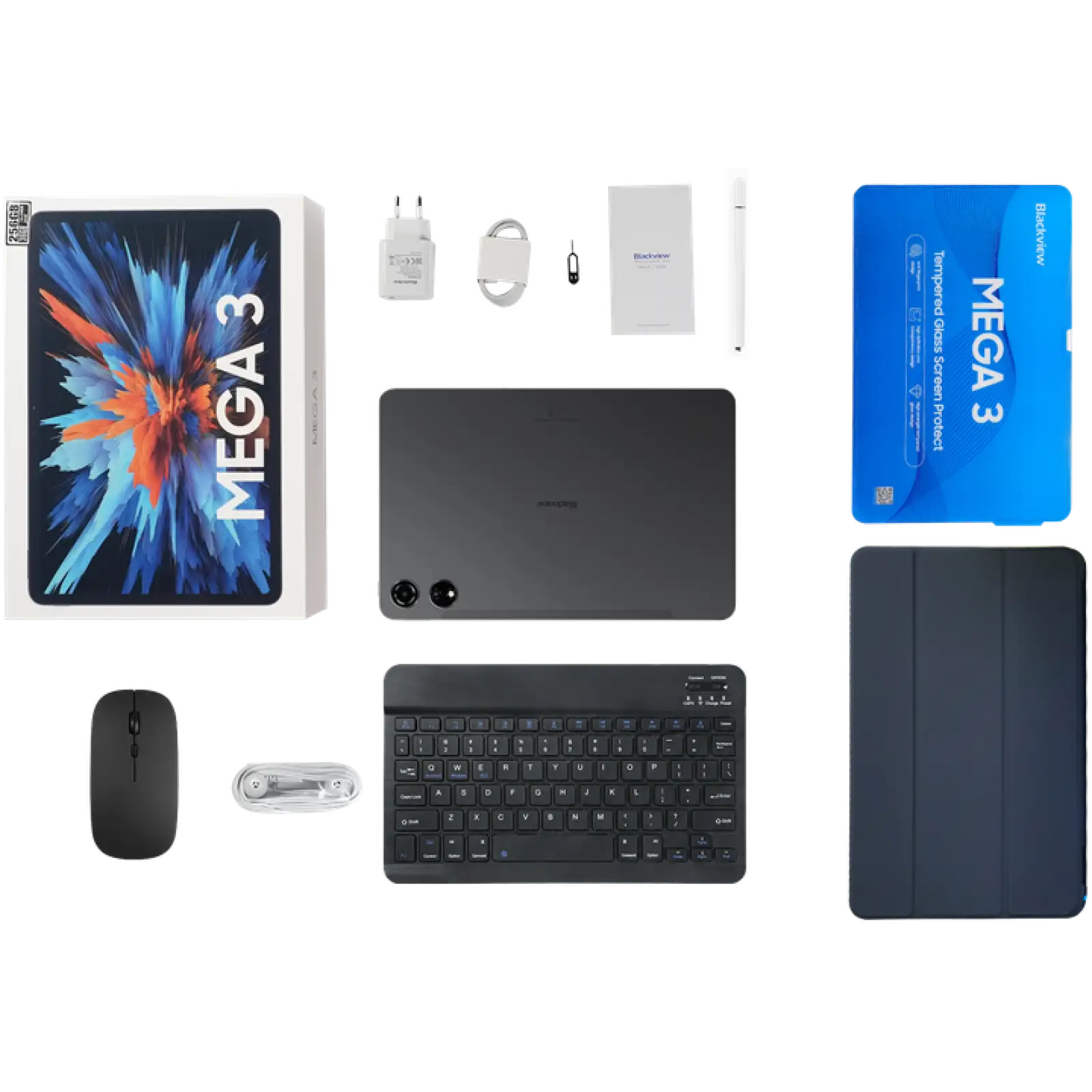 Планшет Blackview Mega 3 SET 12/256GB LTE Blue EU