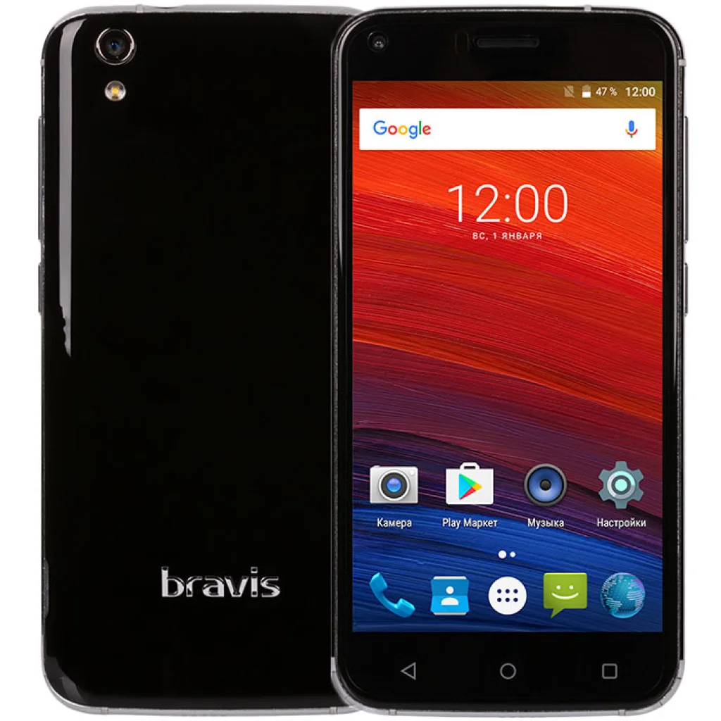 Смартфон Bravis A506 Crystal Dual Sim Black UA