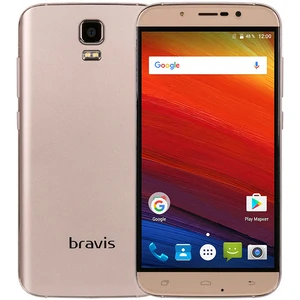 Цвет: Золотой - Смартфон Bravis A553 Discovery Dual Sim Gold UA
