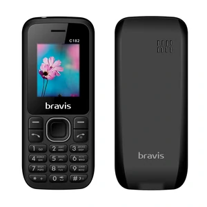 Телефон Bravis C182 Simple Dual Sim Black UA