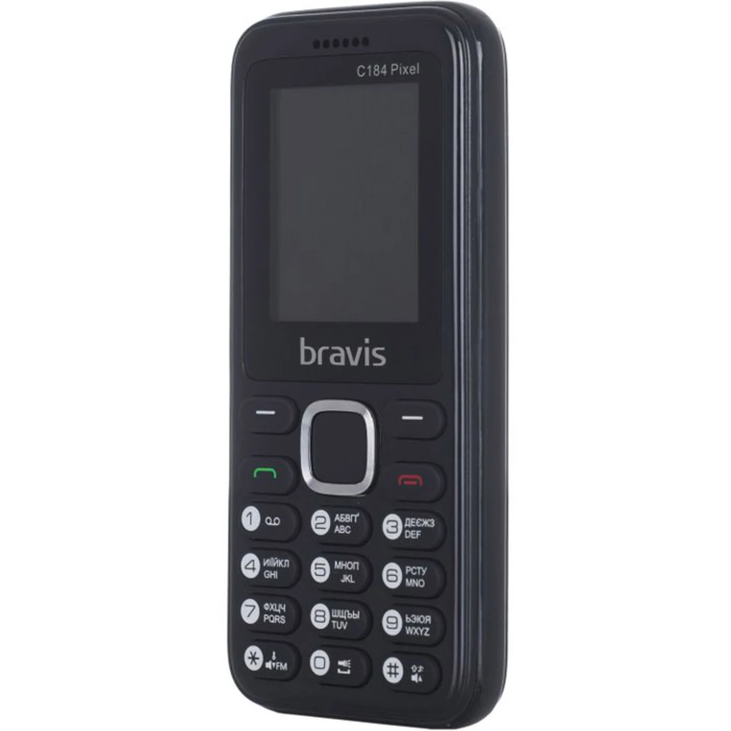 Мобільний телефон Bravis C184 Pixel Dual Sim Black UA