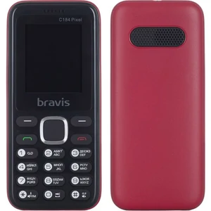 Телефон Bravis C184 Pixel Dual Sim Red UA
