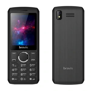 Телефон Bravis C242 Slim Dual Sim Black UA