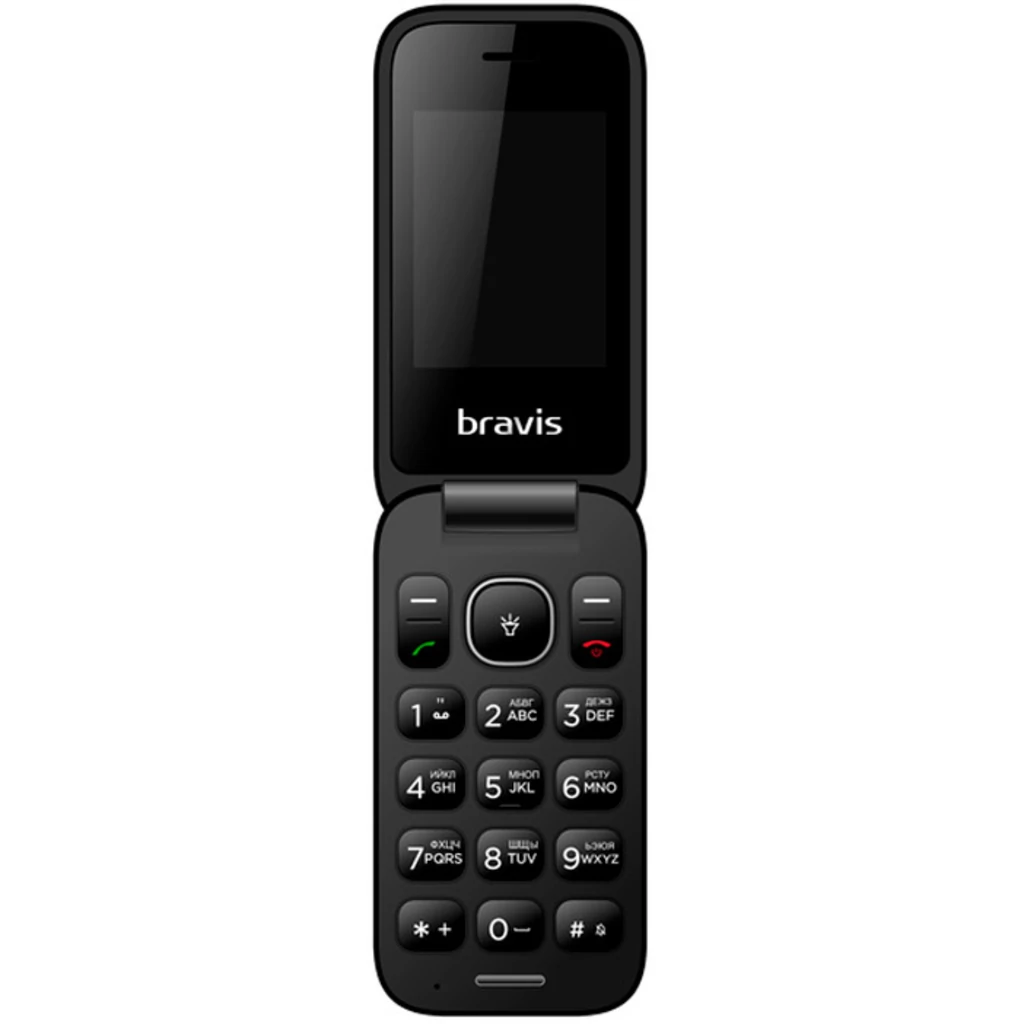 Мобильный телефон Bravis C243 Flip Dual Red UA
