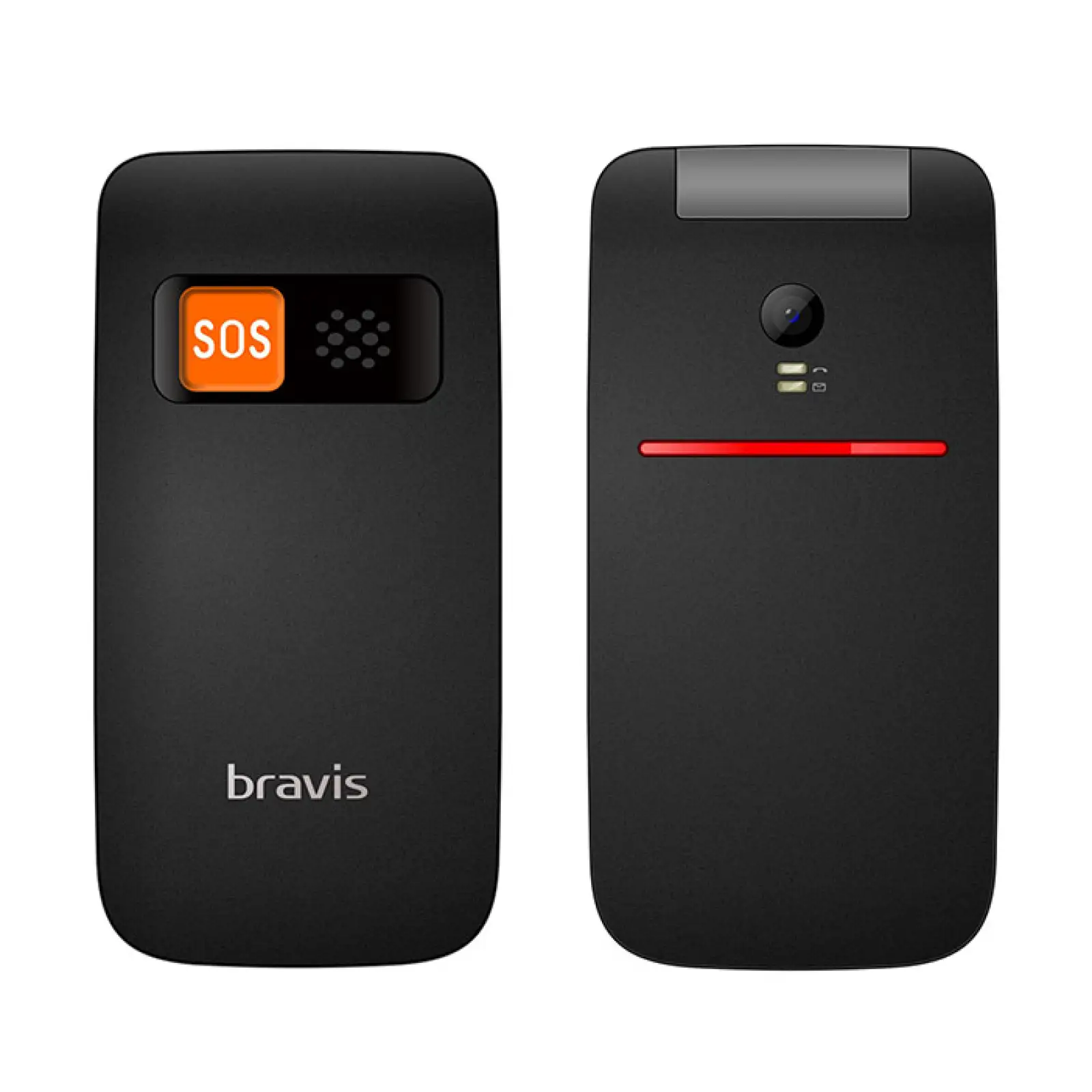 Телефон Bravis C244 Signal Dual Black UA