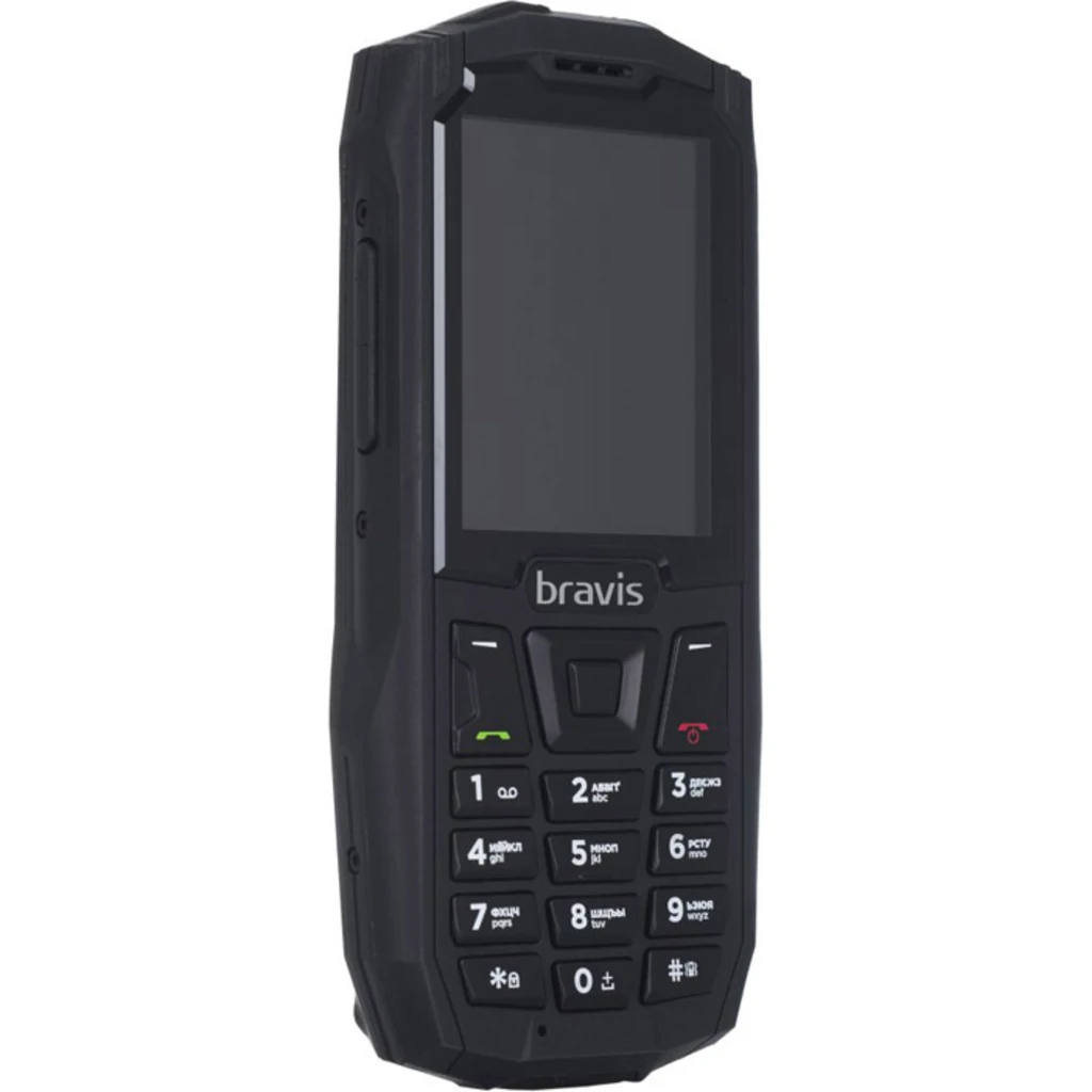 Мобильный телефон Bravis C245 Armor Dual Black UA