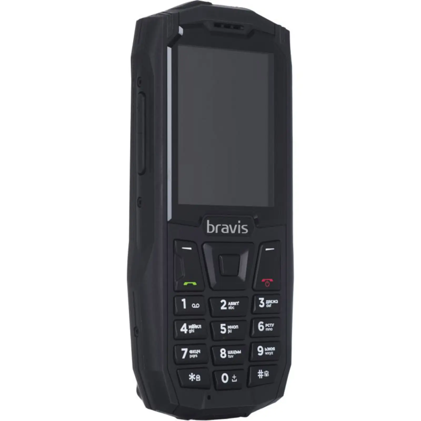 Телефон Bravis C245 Armor Dual Black UA