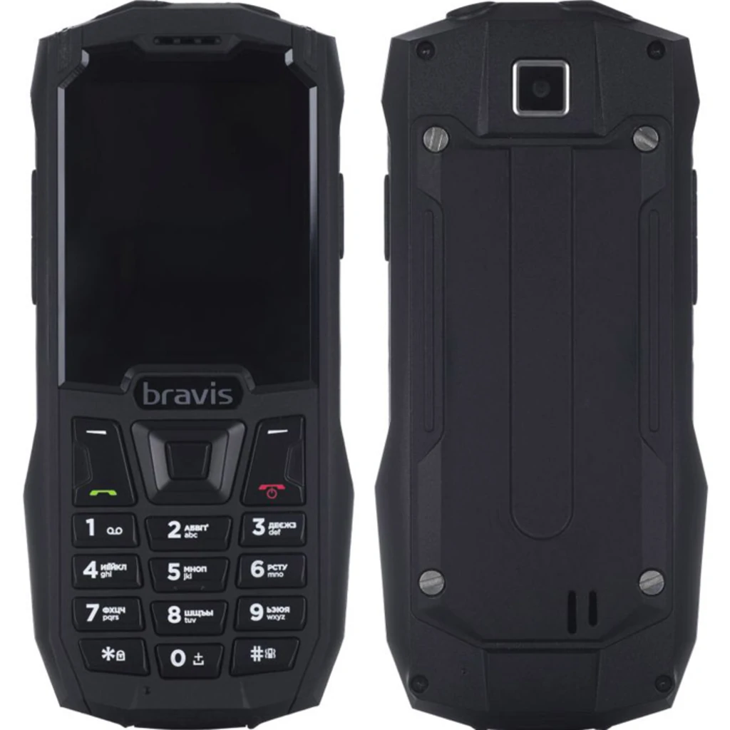 Мобильный телефон Bravis C245 Armor Dual Black UA