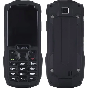 Телефон Bravis C245 Armor Dual Black UA