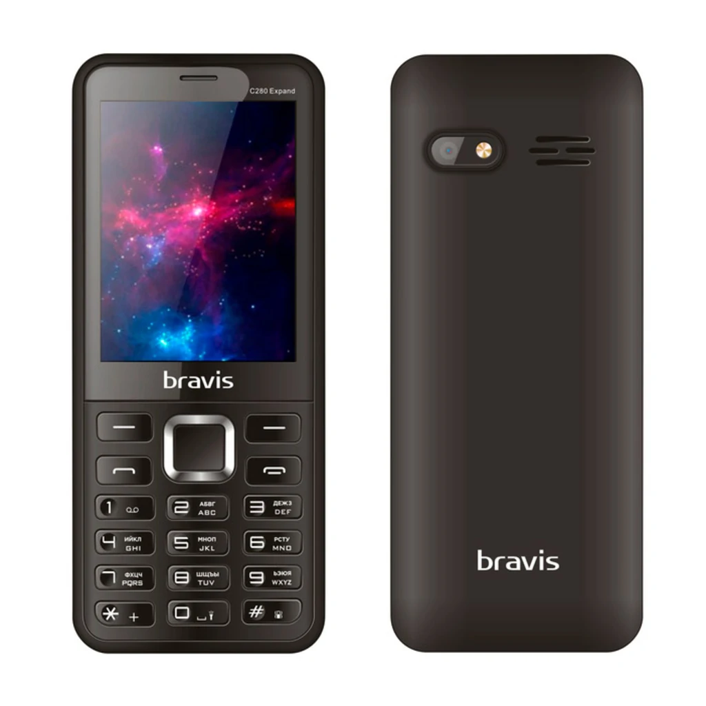 Мобильный телефон Bravis C280 Expand Dual Sim Black UA