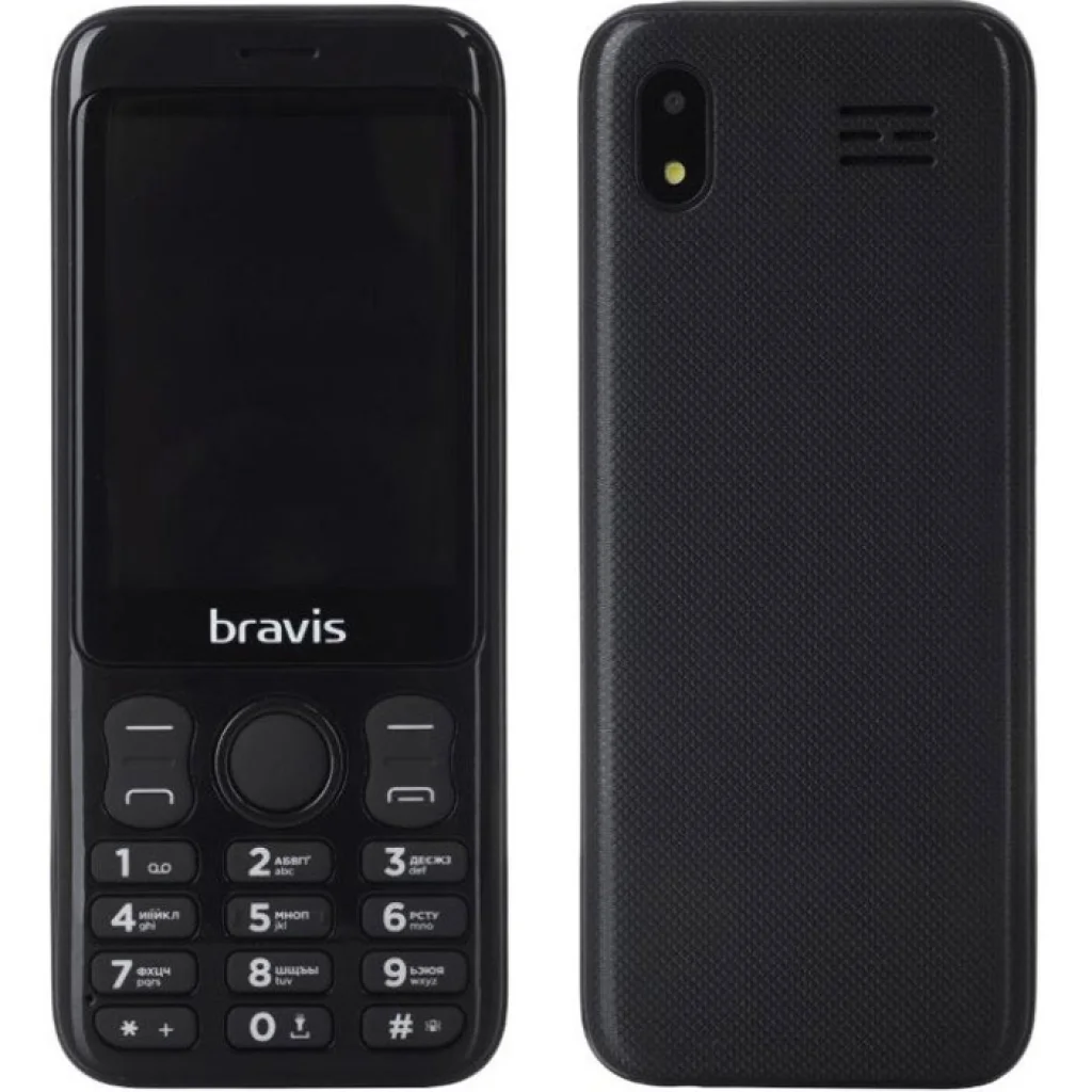 Мобильный телефон Bravis C281 Wide Dual Black UA