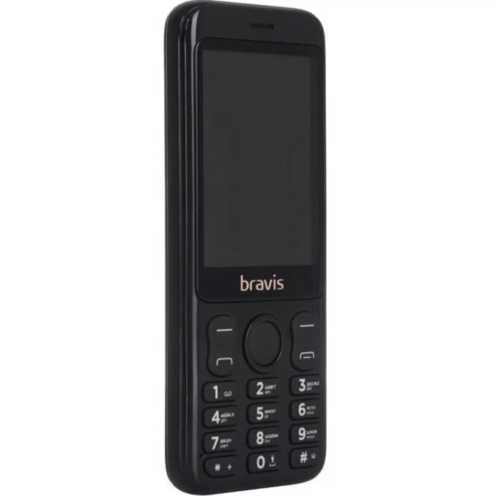 Телефон Bravis C281 Wide Dual Black UA