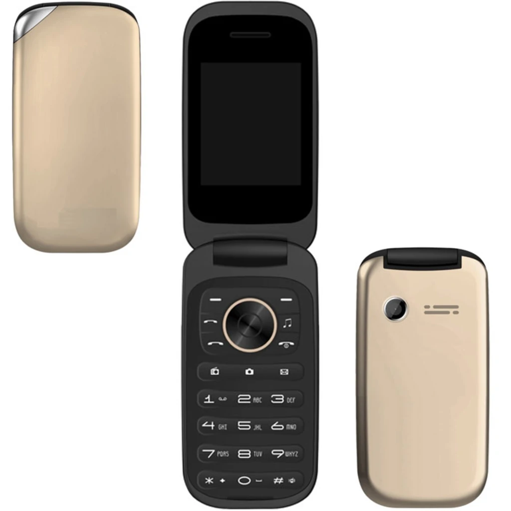 Мобільний телефон Bravis F243 Folder Dual Sim Gold UA