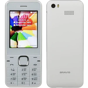 Телефон Bravis Midi Dual White UA
