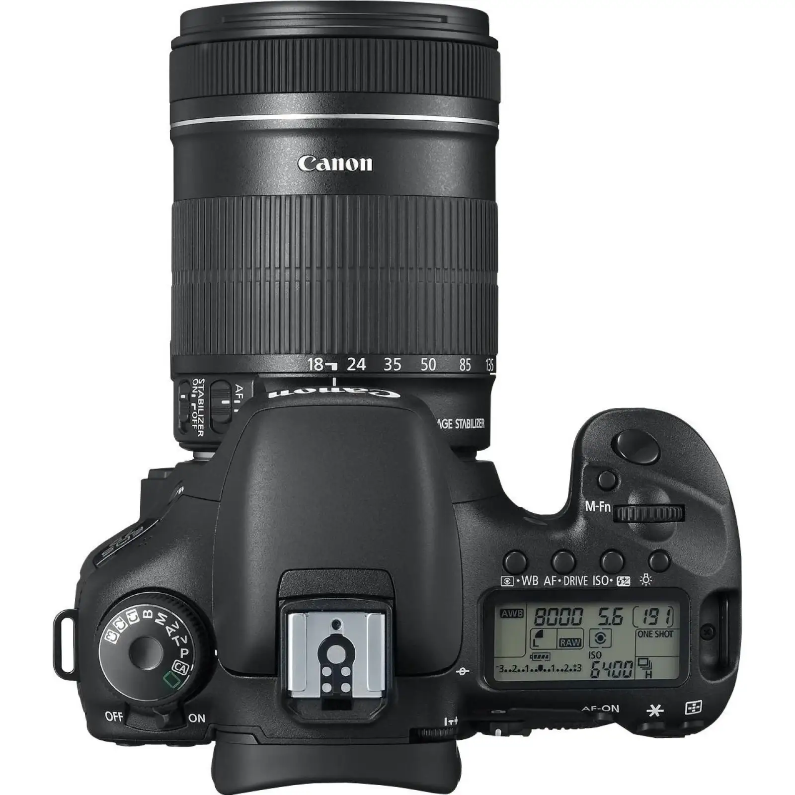 Дзеркальний фотоапарат Canon EOS 7D kit (18-135mm)EF-S IS (9128B163)