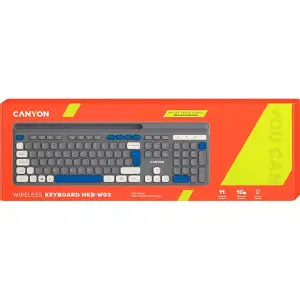 Клавиатура Canyon HKB-W03 Grey (CNS-HKBW03DG) UA