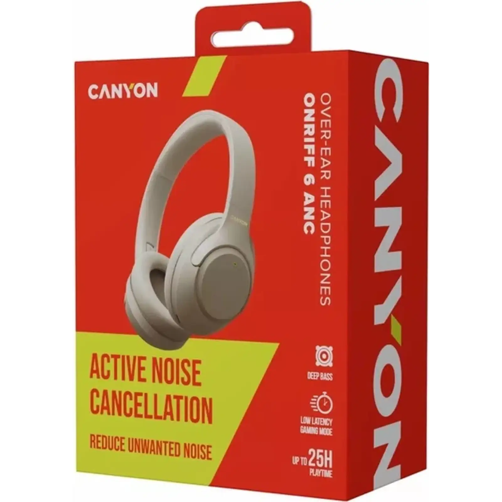 Bluetooth-гарнитура Canyon OnRiff 6 ANC Grey (CNS-CBTHS6GY) UA