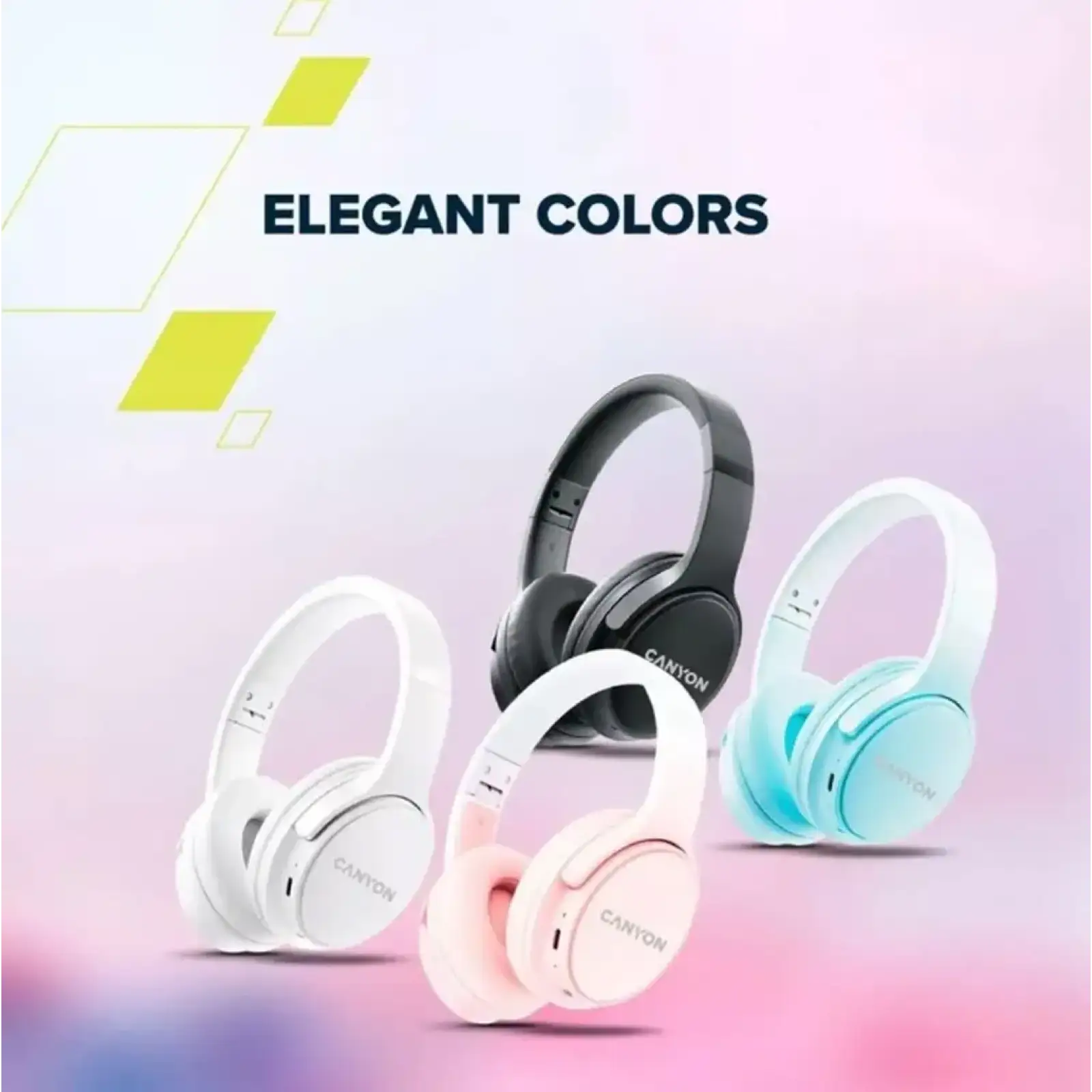 Наушники Canyon OnRiff 4 Pink (CNS-CBTHS4P) UA
