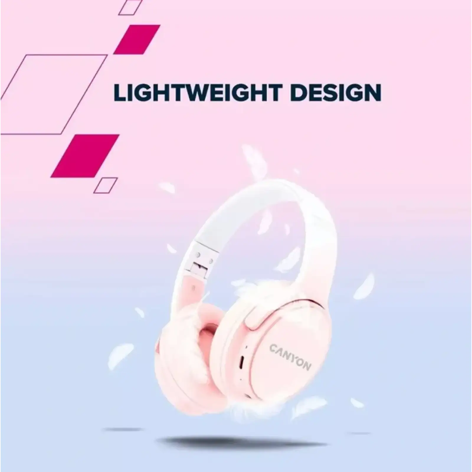 Наушники Canyon OnRiff 4 Pink (CNS-CBTHS4P) UA