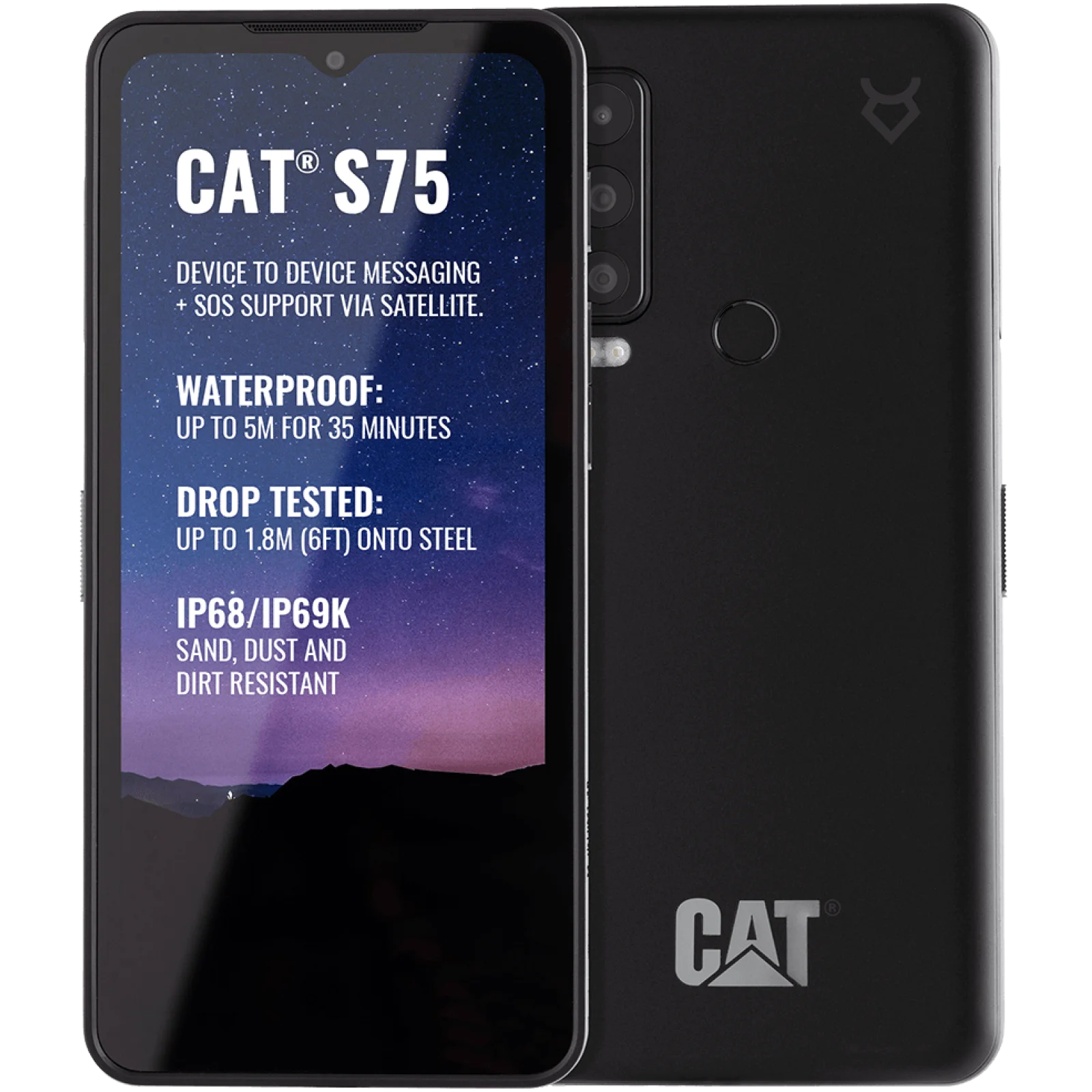 Смартфон CAT S75 Black