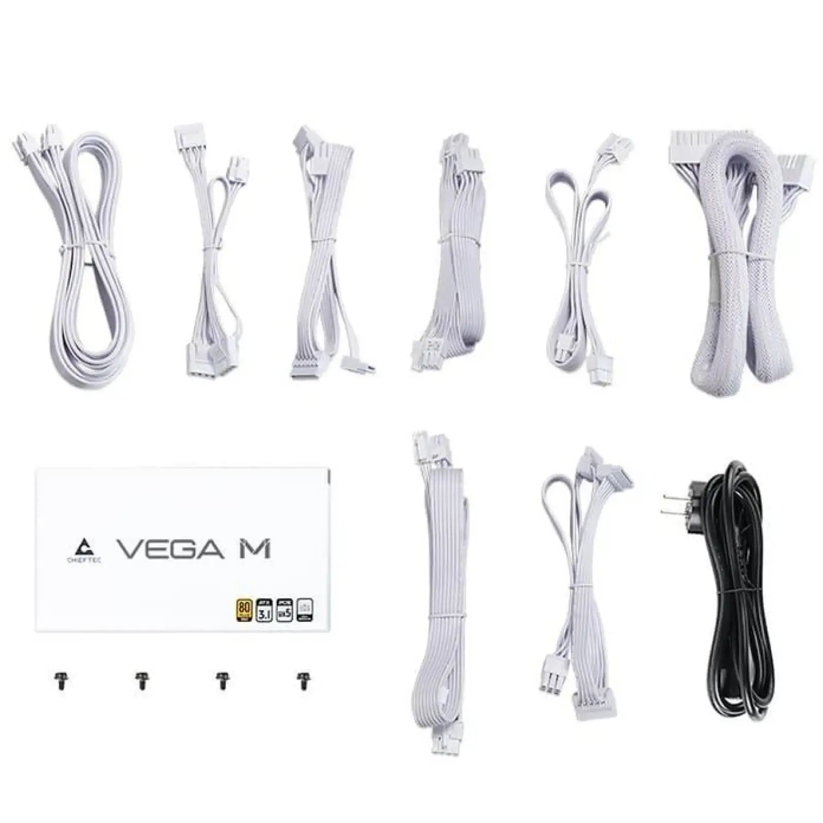 Блок живлення Chieftec Vega M 850W White (PPG-850-CW) UA