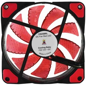 Вентилятор Cooling Baby 12025BRL Red UA