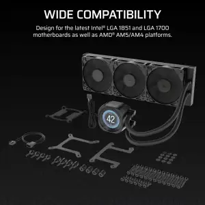 Система водяного охлаждения Corsair Nautilus 360 RS LCD (CW-9061033-WW) UA