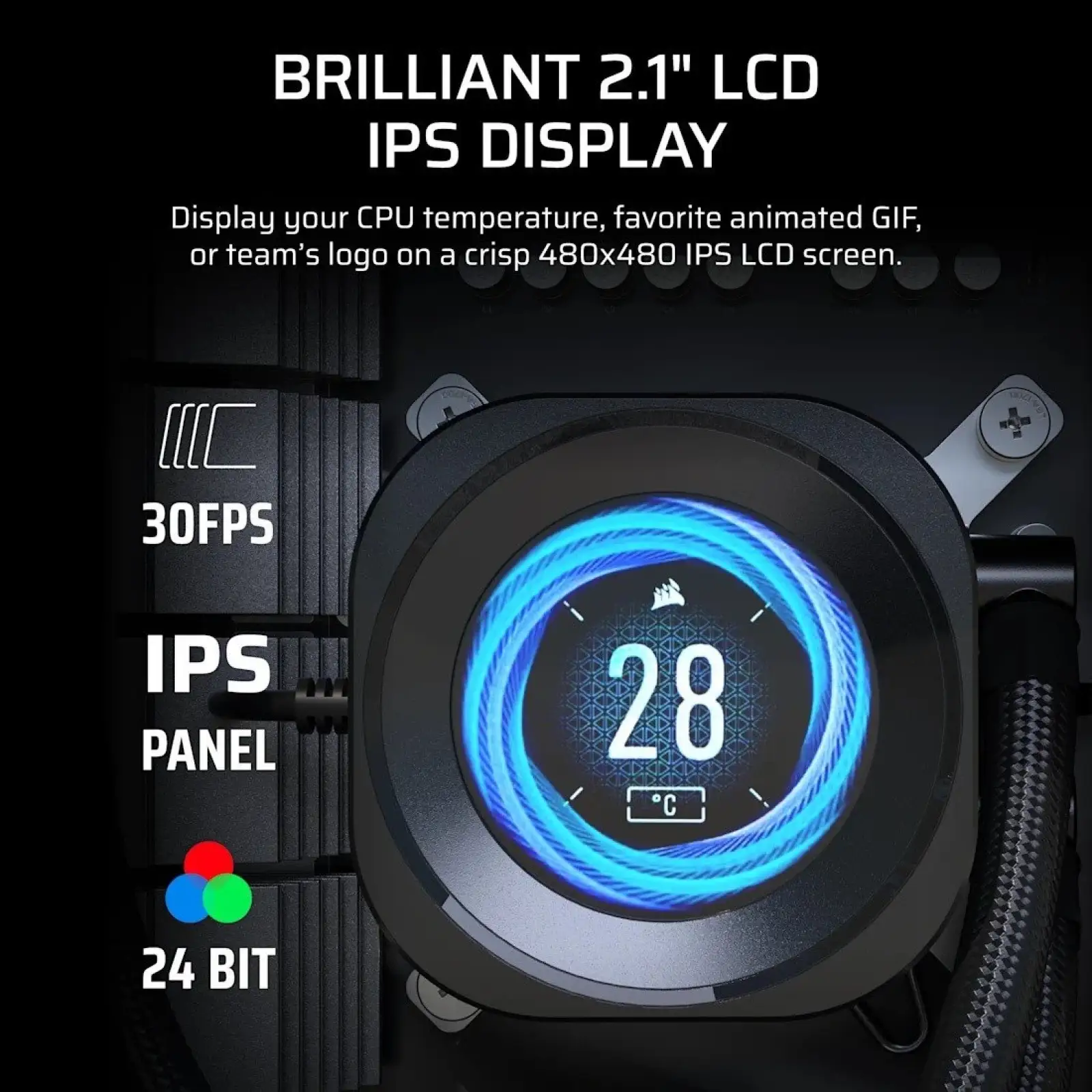 Система водяного охлаждения Corsair Nautilus 360 RS LCD (CW-9061033-WW) UA