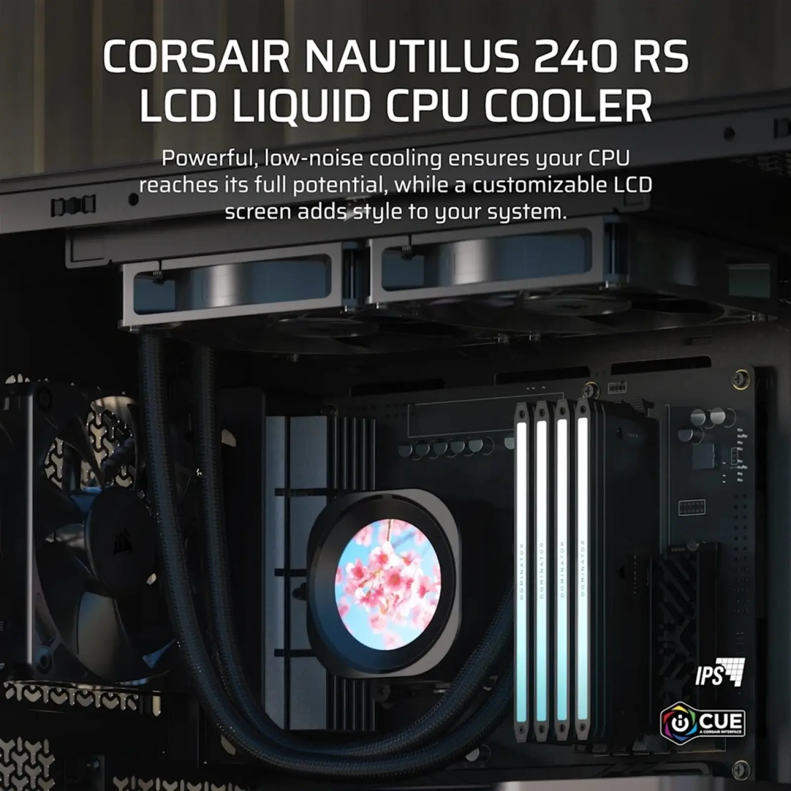 Система водяного охолодження Corsair Nautilus 240 RS LCD (CW-9061031-WW) UA