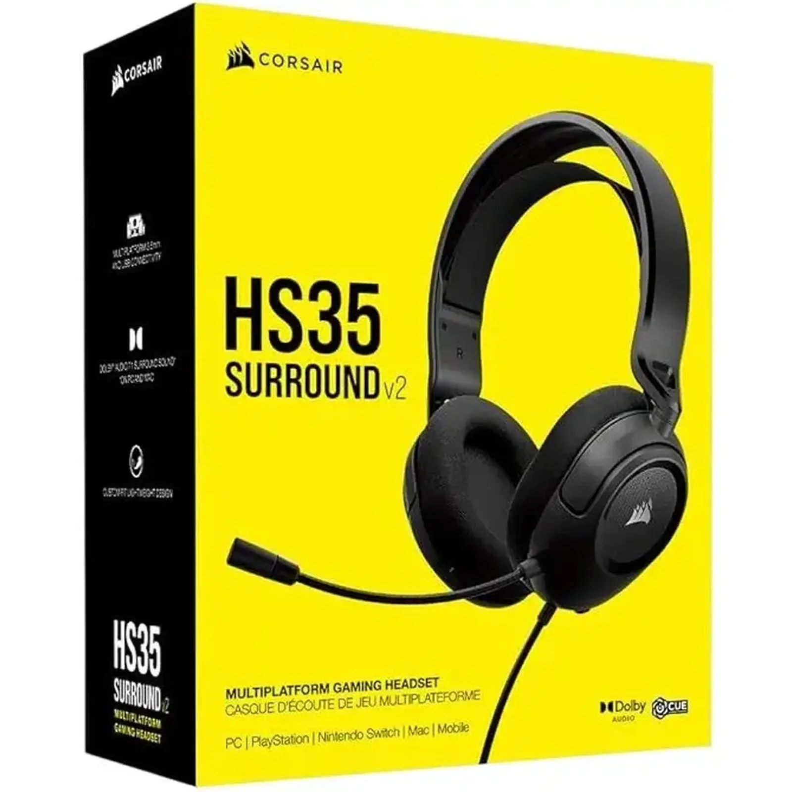 Навушники Corsair HS35 SURROUND v2 Black (CA-9011386)