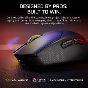 Миша Corsair Sabre V2 Pro Ultralight Wireless Black (CH-931G000-WW)