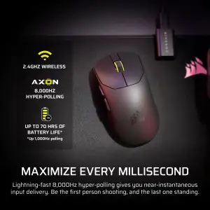 Миша Corsair Sabre V2 Pro Ultralight Wireless Black (CH-931G000-WW)
