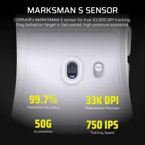 Миша Corsair Sabre V2 Pro Ultralight Wireless Black (CH-931G000-WW)