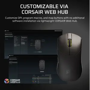 Миша Corsair Sabre V2 Pro Ultralight Wireless Black (CH-931G000-WW)