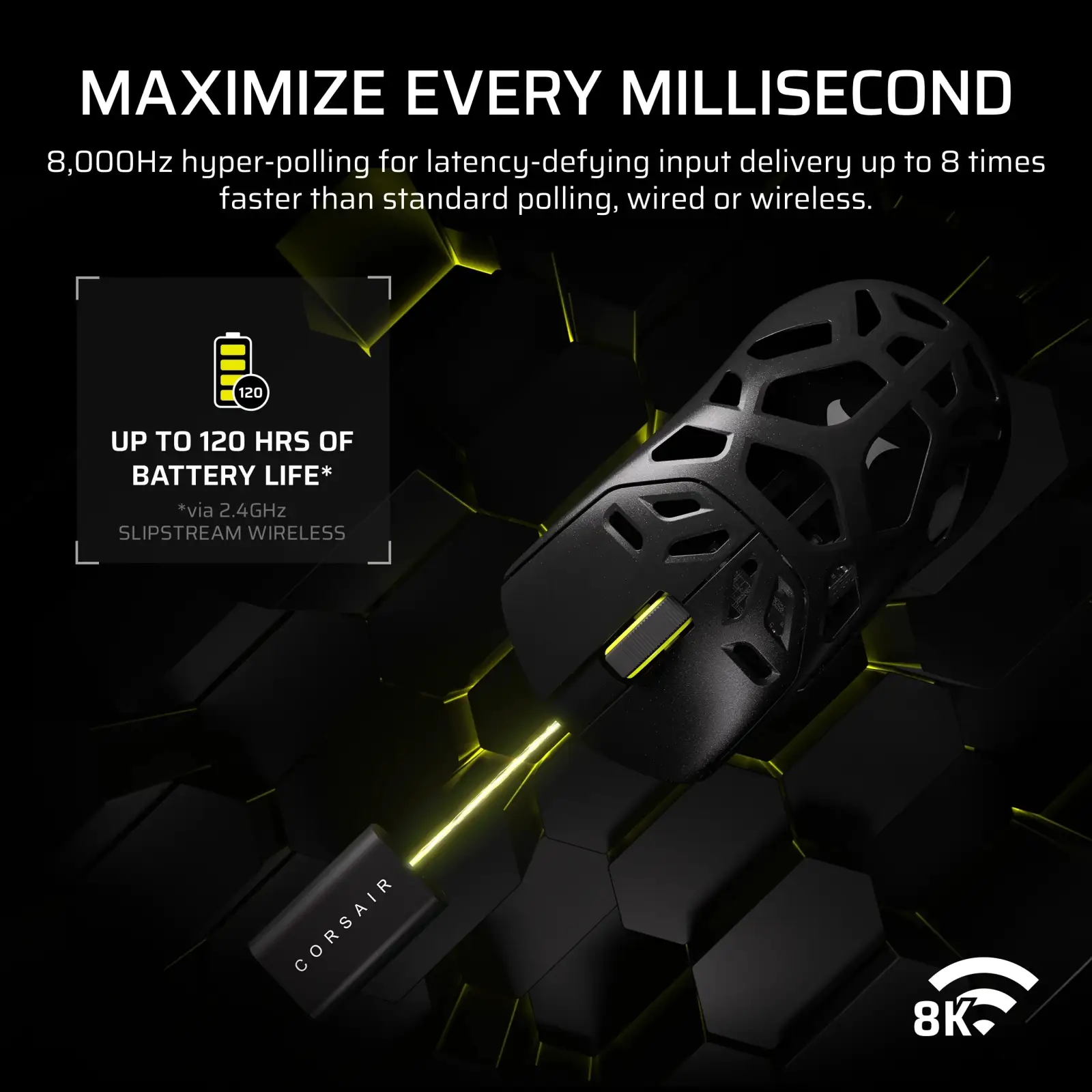 Миша Corsair SABRE v2 PRO WIRELESS MG Black (CH-931G100-WW)