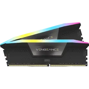 Оперативна пам'ять Corsair 16 GB DDR5 5200 MHz Vengeance RGB Black (CMH16GX5M2B5200C40)