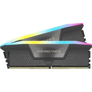 Оперативна пам'ять Corsair 64 GB (2x32GB) DDR5 5200 MHz Vengeance RGB Gray (CMH64GX5M2D6000Z40)